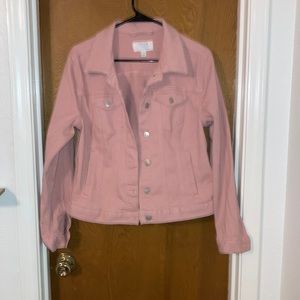 Time and Tru Pink denim jacket